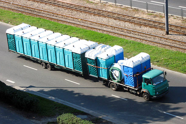 Porta potty delivery and setup in West Concord, MA